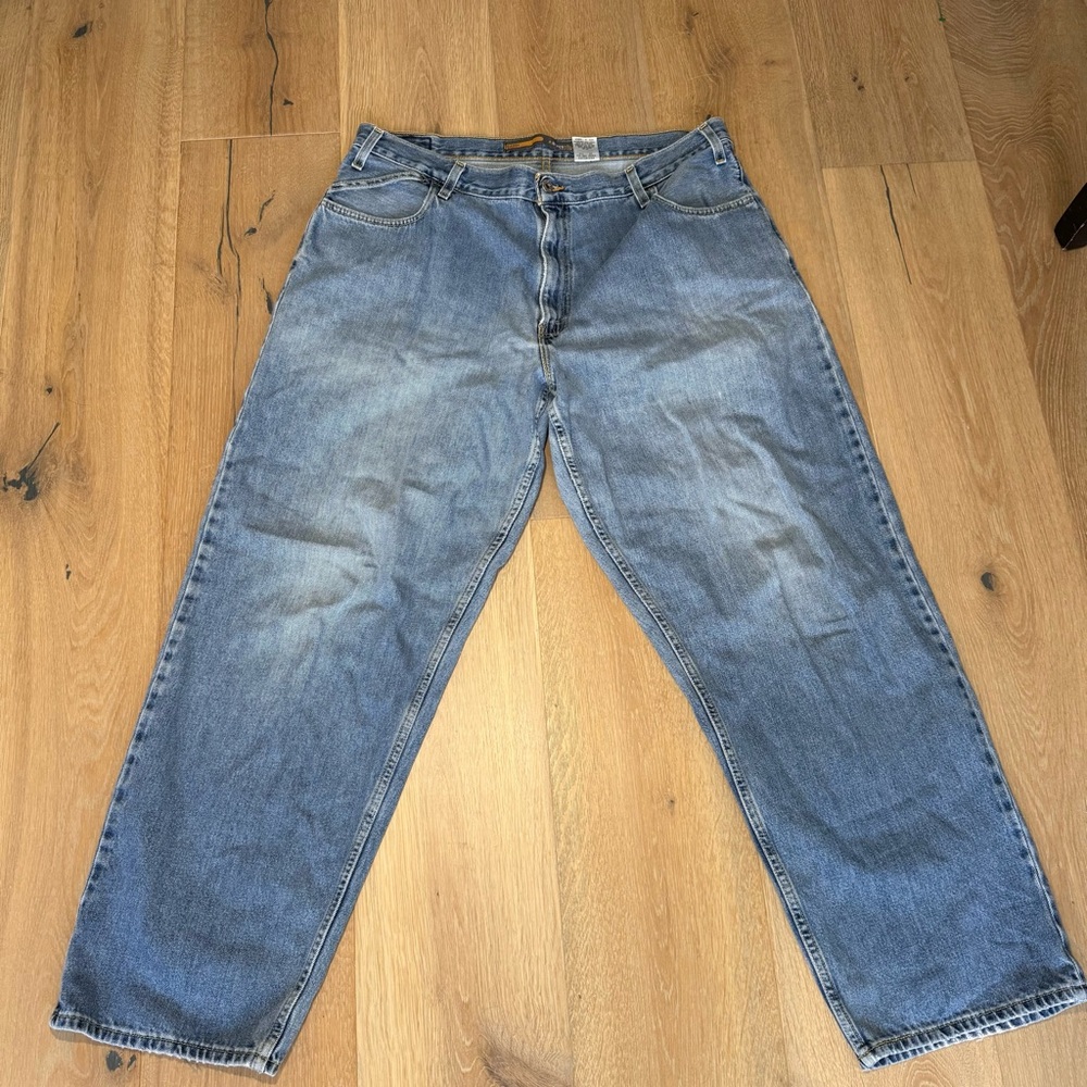 Vintage Distressed Levi Silver Tab Baggy Jeans. Casual, Grunge, pants. 40/32 - Picture 8 of 8